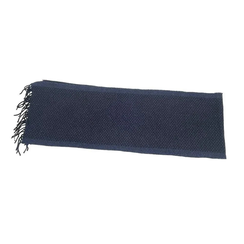 Jos. A Bank Wool-Blend Scarf Black/Blue NWT